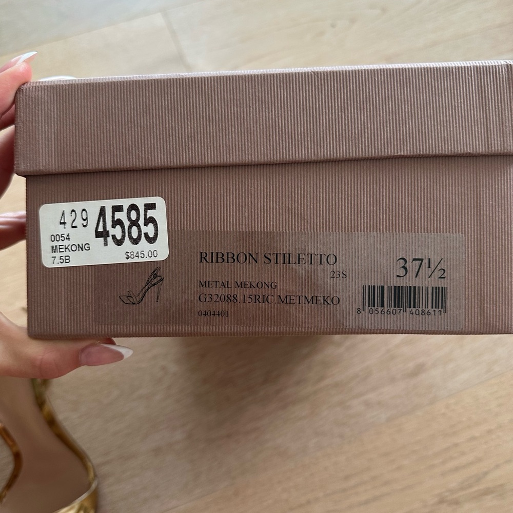 Kong Ribbon Stiletto Box in gold - Picture 3 of 6